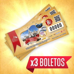 Lote de 3 Boletos